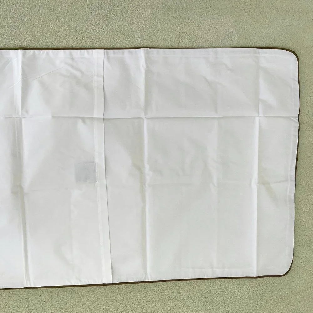RH Restoration Hardware ITALIAN 1x Brown Border King Sham 20x34